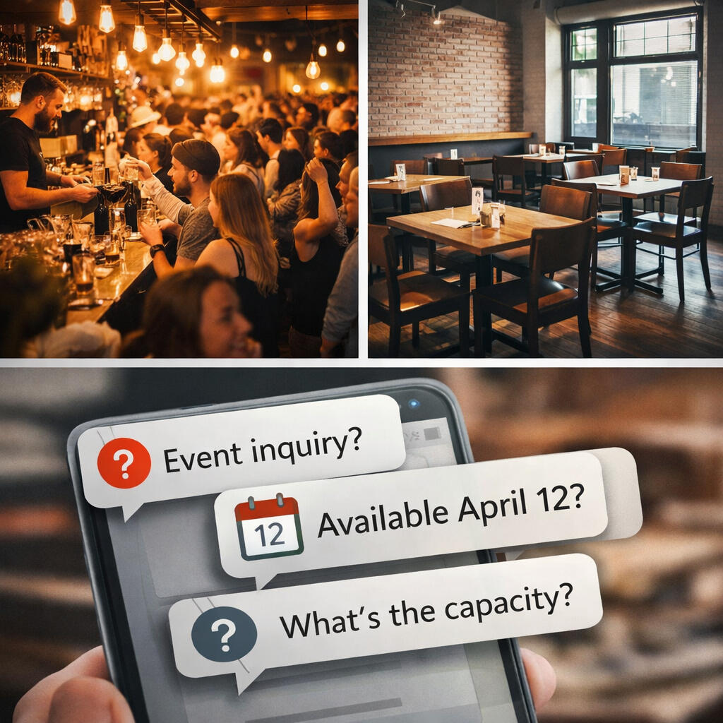 Plan empty HORECA days Fridays and Saturdays are fully booked, while other days stay empty